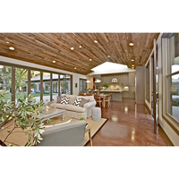 Villa de Diseño Nuevo y Lujoso con Estructura de Madera, Casa Prefabricada de Lujo, Casas Prefabricadas, Villas