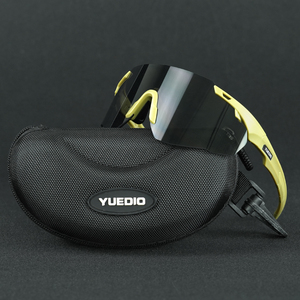 YUEDIO sport lunettes de sécurité cyclisme <span class=keywords><strong>vtt</strong></span> extérieur lunettes de soleil TR90 cadre épaissi UV400 PC lentille avec Super Protection - Product Image 4