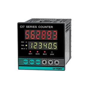 TOKY Voltage Input Relay Output 2 Loops Alarm Output 6 Digits Display Mechanical Counter Meter