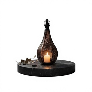 Vela de regalo de lujo para eventos, portavelas metálico promocional, vela de regalo corporativa de lujo, portavelas de regalo corporativo - Product Image 1