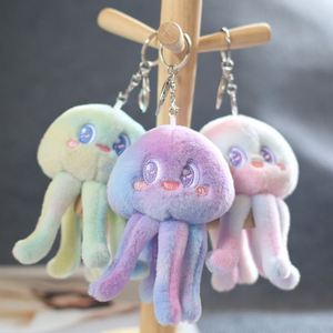 Mignon et Adorable Pendentif Peluche Animal Marin Méduse, Breloque de Sac Pieuvre, Porte-clés Poupée - Product Image 1