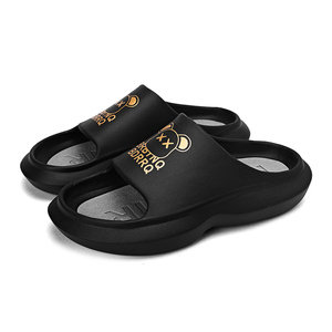 Claquettes d'été pour femmes avec logo personnalisé, motif adorable, respirantes, colorées, à semelle plate, antidérapantes, pour la salle de bain, en EVA - Product Image 2