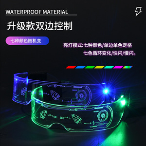 Tiktok sang trọng dẫn ánh sáng phát ra steampunk chủ đề bên kính với pin bao gồm - Product Image 4