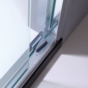 Puerta <span class=keywords><strong>de</strong></span> <span class=keywords><strong>Ducha</strong></span> KMRY <span class=keywords><strong>de</strong></span> 48 Pulgadas con Manija <span class=keywords><strong>de</strong></span> Acero Inoxidable, Aluminio Recto con Marco <span class=keywords><strong>de</strong></span> Vidrio y Tira <span class=keywords><strong>de</strong></span> Sellado para Baño, <span class=keywords><strong>Ducha</strong></span> <span class=keywords><strong>de</strong></span> Lujo - Product Image 5