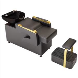 Cama de Lavado para Salón de Belleza Moderna, Fabricante de Lavacabezas de Cerámica Personalizados, Semi-reclinable, para Terapia Capilar - Product Image 1