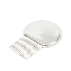 Fabricant de peigne à puces en acier inoxydable à dents serrées peigne personnalisé pour enlever les lentes des animaux domestiques peignes pour enlever les <span class=keywords><strong>poux</strong></span> et les lentes - Product Image 3