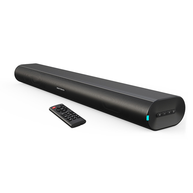 5.0 Channel 3-Speaker for Soundbar with USB & Memory Card Support Wall Mountable for 32-65" TVs Includes Remote Control