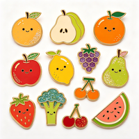 Épingles en émail personnalisées avec des animaux mignons de dessins animés, badges en métal kawaii pour chat et chien, pour la décoration des sacs à dos