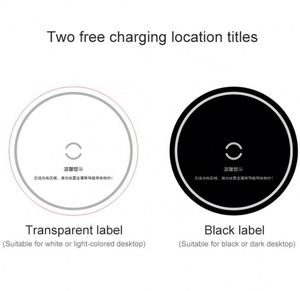 Chargeur sans fil invisible de bureau mobile Base de chargement sans fil longue distance 30MM Chargement sans fil invisible de meubles en marbre - Product Image 3