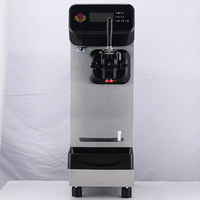 HENGZHI Machine à crème glacée automatique de comptoir, petite, à écran tactile de 7 pouces, à tête unique, haute productivité, mini-sorbetière