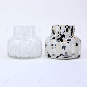 Botella aromática de cristal de concha de tortuga al por mayor botella difusora de caña manchada dálmata botella difusora de lujo para fragancia del hogar - Product Image 1