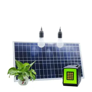 Portable Mini Prepaid Pay As You Go PAYG 30W 40W 50W Solar Home Lighting System Kit Phone Charging Charger Business for Africa