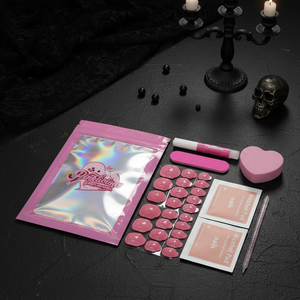 Unghie Finte Gotiche Cromate, Design Gotico Cromato Chic per Appassionati di Nail Art - Product Image 3