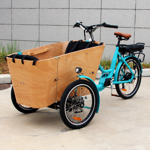 Dapu Federwiege Motor Lastenrad London Vélo-taxi électrique <span class=keywords><strong>à</strong></span> trois roues Tricycle électrique pour transporter des enfants et des marchandises - Product Image 1