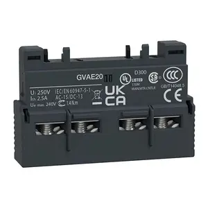 New and Original Auxiliary Contact GVAE20 - 2 NO