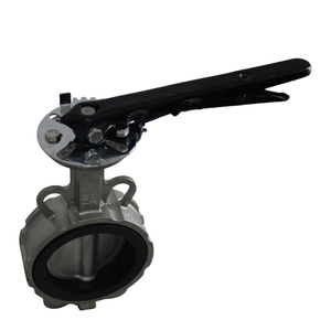 Radiant วาล์วผีเสื้อแบบเวเฟอร์สแตนเลสแบบก้านจับล็อคได้ - Product Image 2