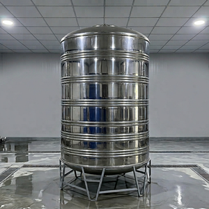 Tanques de Almacenamiento de Agua de Acero Inoxidable, Recipientes a Presión Industriales para Sistemas de Filtración - Product Image 1