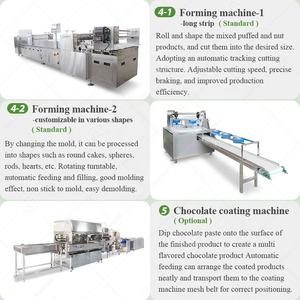 Candy Date De Production Ligne Protein Sesame Granola Maker <span class=keywords><strong>Crispy</strong></span> Cereal Catting Avena Bar Make Machine - Product Image 3