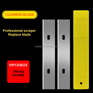 Lames de rasoir en acier de remplacement de 4 pouces, lames de grattoir pour le nettoyage de voiture, la maison, la serpillière, grattoir à glace - Product Image 6