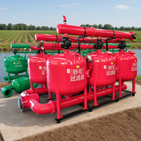 Système d'irrigation multicouche professionnel en acier au carbone avec filtre à sable à lavage automatique par contre-courant PLC et sable de quartz