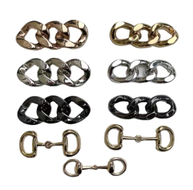 Оптовая продажа, фабричные золотые детали для обуви и аксессуары, модные женские сандалии с цепочкой для обуви