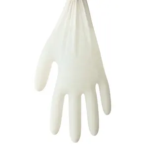 Venta caliente de fábrica GMC guantes de látex sin polvo Uso de nitrilo detectable guantes de látex desechables al por mayor