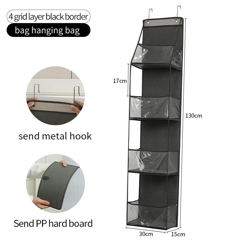 Organisateur à suspendre 4 tablettes noir