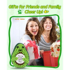 迷你3英寸针织土豆娃娃有趣的积极圣诞雕像和玩具，为礼物和派对装饰品加油 - Product Image 3