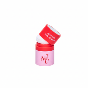 Poudre solide translucide N2U NoSebum Sun Powder, contrôle du sébum longue durée, fini mat, non comédogène, végane, peptide - Product Image 2