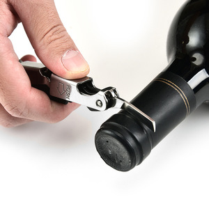 Ouvre-bouteille portable, ouvre-bouteille à <span class=keywords><strong>vin</strong></span>, ouvre-boîte à bière, tire-bouchon, gadget de cuisine, bar - Product Image 5