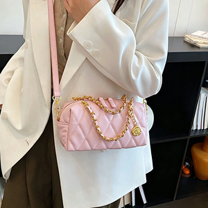 Borsa da Donna di Lusso con Manico a Rombi, Fornitura all'Ingrosso, Classica ed Elegante con Tracolla a Catena Dorata - Product Image 6