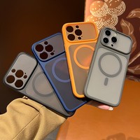 Coque Magnétique Antichoc pour iPhone 18 17 Air 14 15 16 Plus 13 12 Pro Max 11 avec Chargement Sans Fil et Film Protecteur d'Objectif