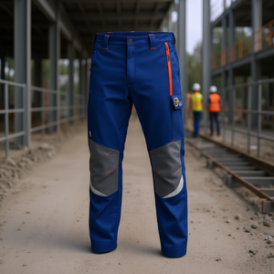 กางเกงทำงานสีน้ำเงิน XL อุปกรณ์นิรภัยแบบมองเห็นได้ชัดเจน - Product Image 3