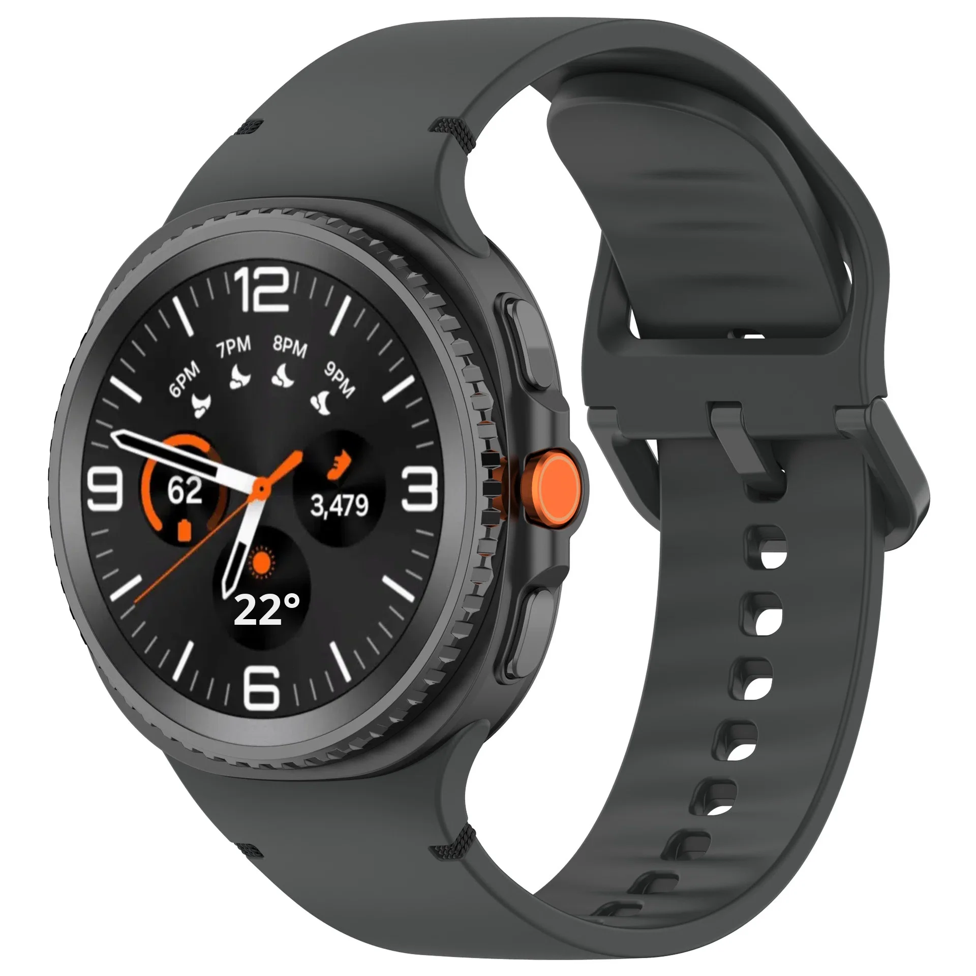 Official-style 38mm Sport Loop Silicone Strap for for Watch 8-Soft & Sweat-resistant