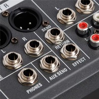 Console de mixage audio professionnelle 12 canaux 48V avec fonction ECHO, enregistrement musical et mode ordinateur, alimentation fantôme