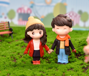 Décoration de gâteau en résine peinte à la main en gros, figurine de couple Mr & Mrs, mariée et marié pour mariage - Product Image 6