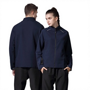 Fitness Running Training <b>Men's</b> Bomber <b>Jacket</b> Stand <b>Long</b> Sleeve Zip Casual Athletic Jogging Breathable Quick Dry Windproof Autumn - Product Image 3