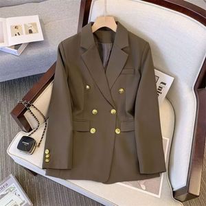 Damen Mode Frühling Herbst Jacke Schick Elegant Lässig Sportlich Damenanzug Mantel Koreanische Jacke Damen <span class=keywords><strong>Blazer</strong></span> Oberbekleidung Hose - Product Image 3