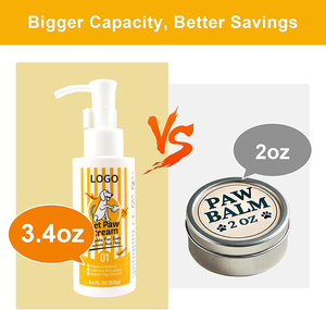 Baume anti-rides pour pattes de chiens et chats, marque privée - Formule naturelle non toxique, hydratation instantanée, réparation et protection des pattes, formule <span class=keywords><strong>bio</strong></span> - Product Image 1