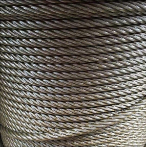 Cuerda de alambre de acero galvanizado/no galvanizado eléctrico <span class=keywords><strong>6X19</strong></span> + <span class=keywords><strong>Iwrc</strong></span> 1/2 'con grasa - Product Image 3