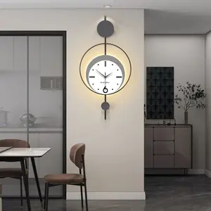 Creative decorative led watch wall clock smart