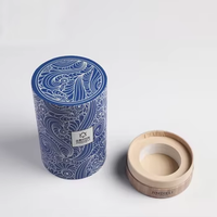 Boîte d'affichage de parfum vide personnalisée Boîte de papier cylindrique avec nouveau design de logo Caractéristiques Gaufrage Matt Lamination Practice Handling