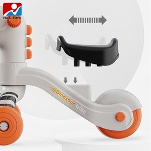 Divertido triciclo eléctrico de <span class=keywords><strong>3</strong></span> ruedas, dinosaurio de dibujos animados, coche deslizante, Juguete musical y ligero para niños seguros de <span class=keywords><strong>2</strong></span> a 4 años, hecho de plástico - Product Image 3