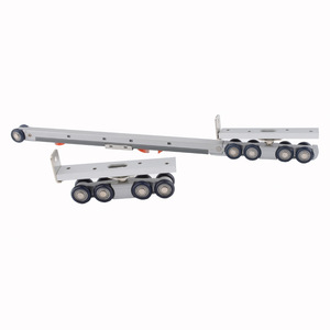 Roulettes murales en aluminium à amortissement quadruple pour portes coulissantes de placards et de cuisines - Product Image 1