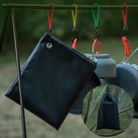 Couverture anti-feu en fibre de verre enduite de silicone, tapis pliable et portable résistant à la chaleur pour la protection des foyers extérieurs, des barbecues et des camping-cars