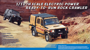 Grand modèle de voiture électrique LC79 4WD, RC, brossé, RGT EX86160, Land Commander, télécommande réaliste, jouets pour enfants et adultes, 1/10 - Product Image 5