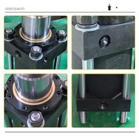 Cylindres à gros alésage fabriqués en Chine, cylindre hydraulique 3000ps, force de poussée 15/60/80/100 tonnes, piston hydraulique pour presse/mine