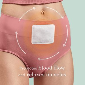 كمادة حرارية طبيعية 100% ذاتية التسخين لتخفيف آلام الدورة الشهرية، لاصقة تدفئة يمكن التخلص منها لتسكين تقلصات الحيض للنساء - Product Image 3