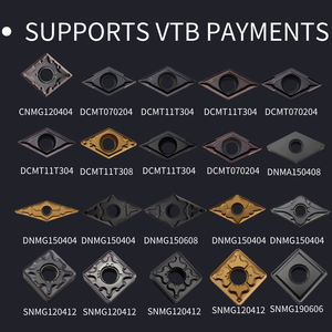 Dcmt11t304 <span class=keywords><strong>Tungsten</strong></span> cắt chèn <span class=keywords><strong>Carbide</strong></span> cvd Máy tiện cắt chèn dcmt110304 nội bộ chuyển công cụ cho thép gang - Product Image 2