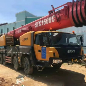 Used Sany 100 Ton All Terrain Mobile Truck <b>Crane</b> for On-Site Lifting Operations - Product Image 1